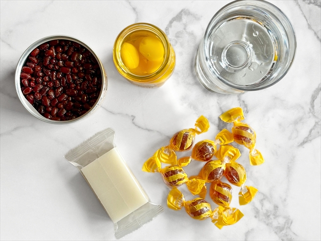 カンロ飴ぜんざい材料