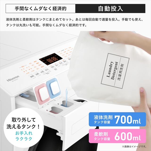 毎日のお洗濯をもっと快適にする使いやすさ