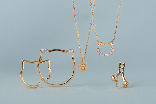 オレフィーチェの猫モチーフジュエリー