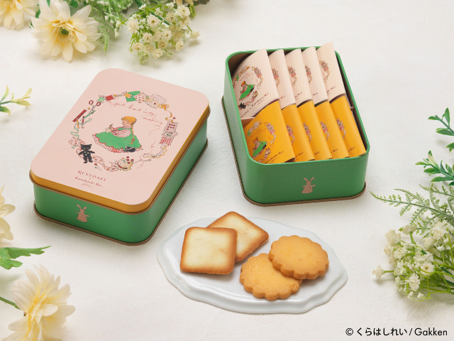 くらはしれい デザイン缶 クッキー 