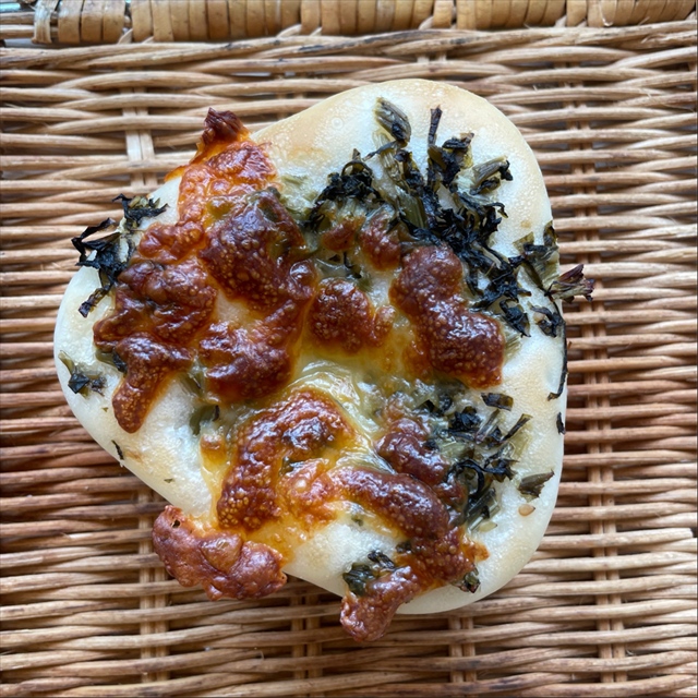 米粉野沢菜チーズ