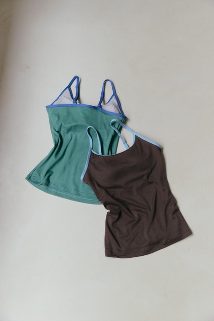 Cup In Bicolor Camisole(カップインバイカラー キャミソール)　9,900円（税込）