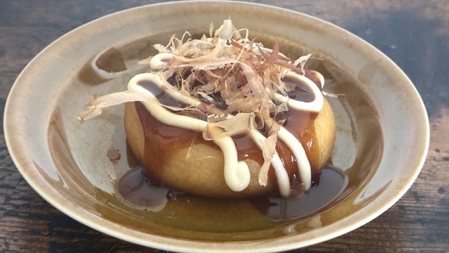 チーズいももち お好み焼き風
