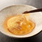 とろみわらび　きな粉かけ