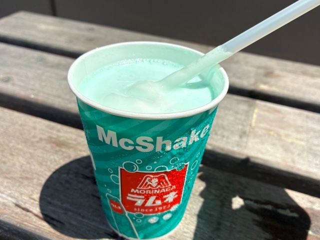 マックの森永コラボの「マックシェイク 森永ラムネ」
