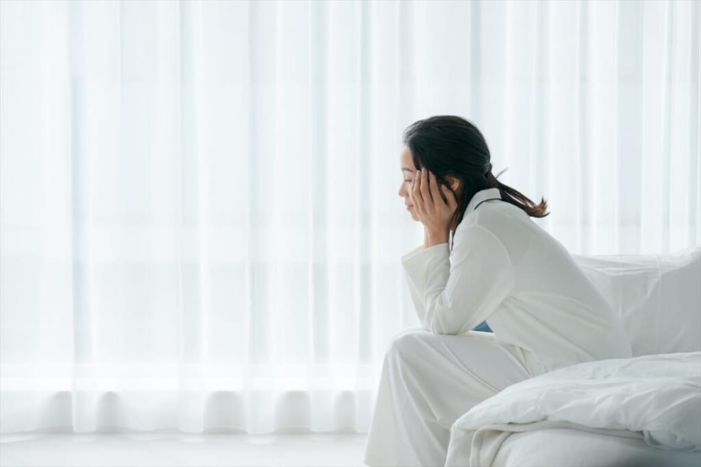 体調不良、うつ病イメージ