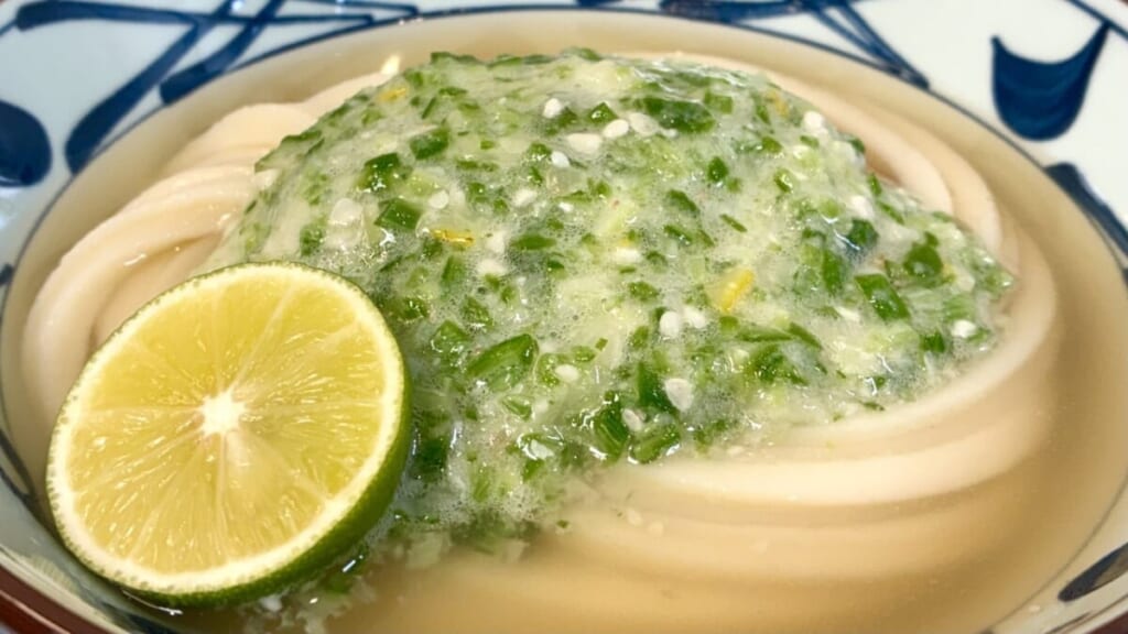 冷たーいねばとろ旨塩うどん