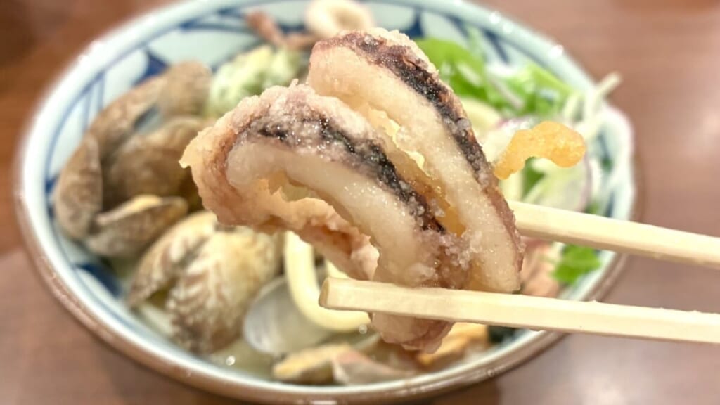 冷たーい山盛り海鮮旨塩うどん　トッピング