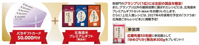 商品が贈られます
