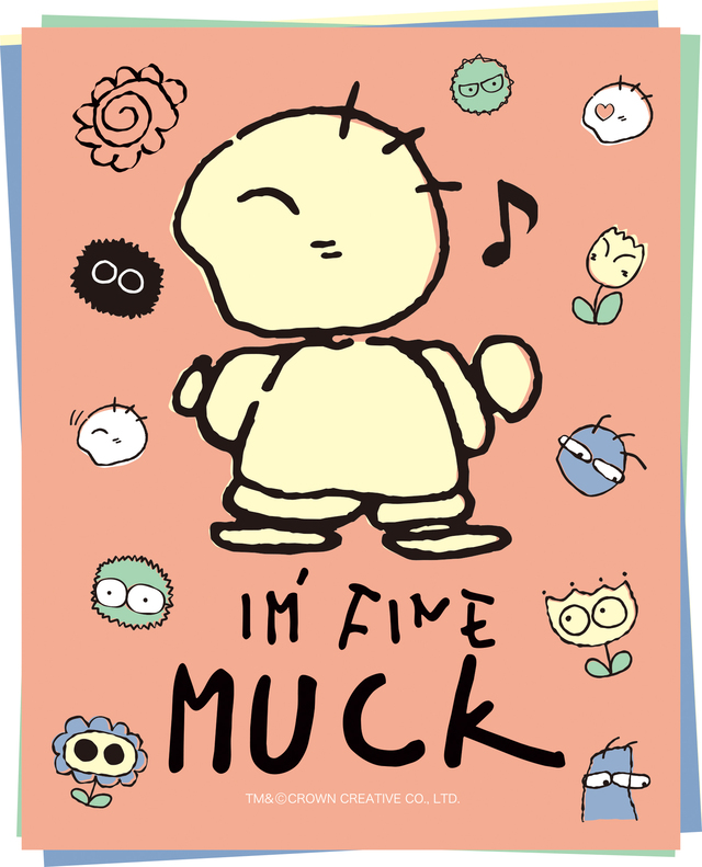 昭和レトロキャラクター「I'M FINE MUCK」