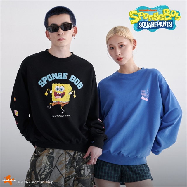 『スポンジ・ボブ』の秋冬アパレルコレクション